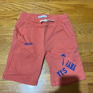 Kids boys short shorts salmon color size 9